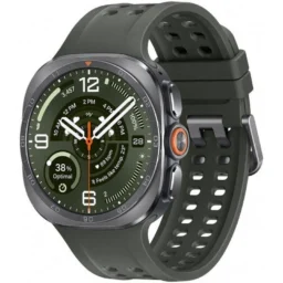 Samsung Galaxy Watch Ultra2 4G LTE 47mm Titânio Prateado Correia Verde - Thumbnail Image 1