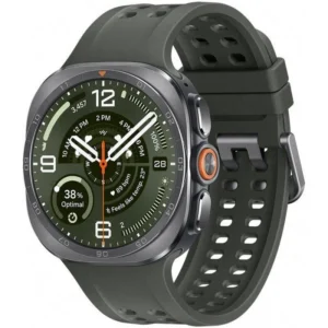 Samsung Galaxy Watch Ultra2 4G LTE 47mm Titânio Prateado Correia Verde
