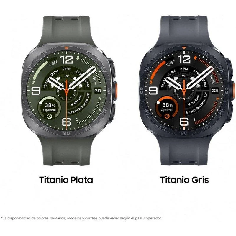 Samsung Galaxy Watch Ultra2 4G LTE 47mm Titânio Prateado Correia Verde - Image 2