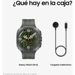 Samsung Galaxy Watch Ultra2 4G LTE 47mm Titânio Prateado Correia Verde - Thumbnail Image 3