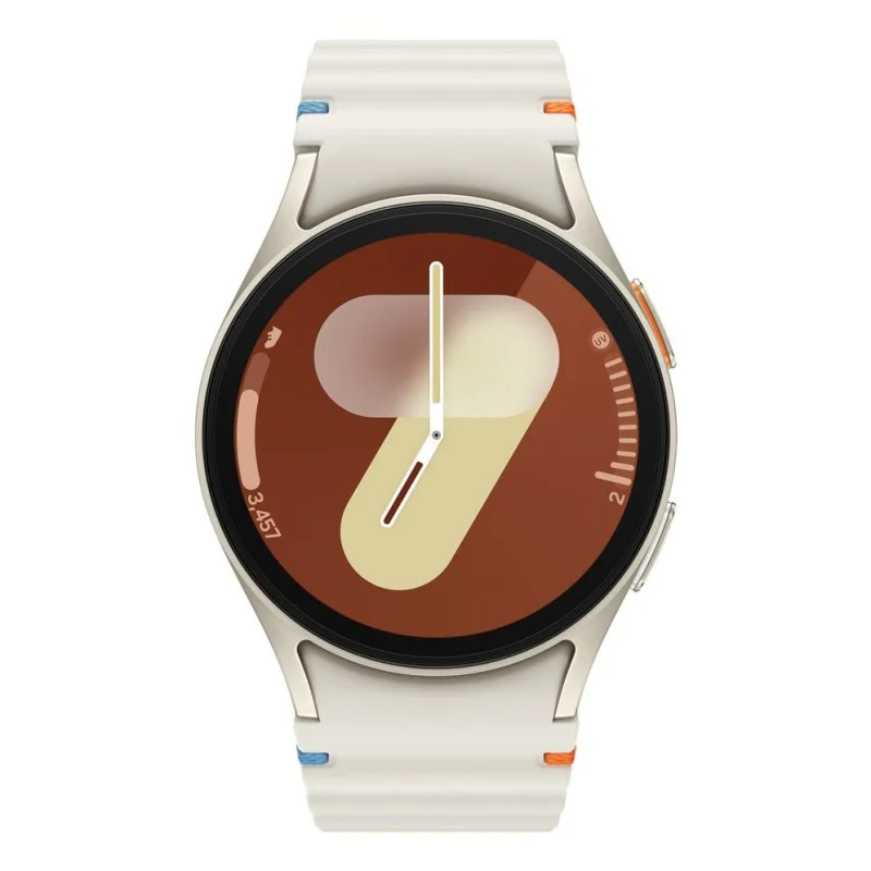 Samsung Galaxy Watch7 LTE Bluetooth GPS 40mm AMOLED Creme S/M Resistente Água 5ATM SpO2 - Image 1