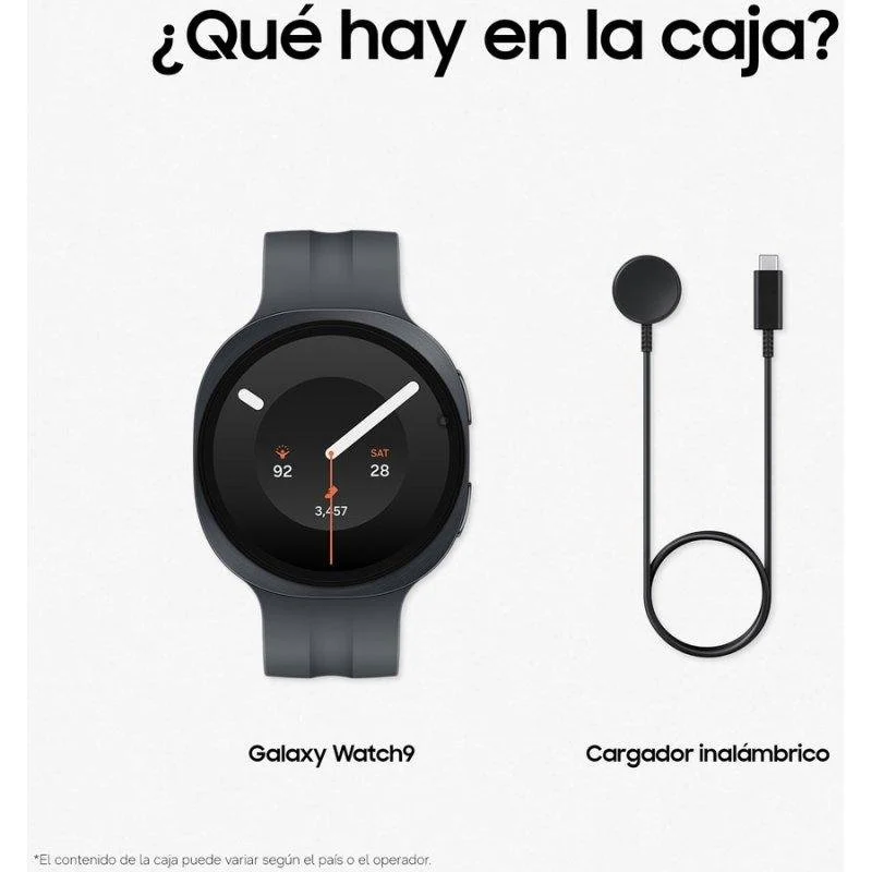 Samsung Galaxy Watch9 LTE 4G 44mm Grafite Faixa Preta - Image 3