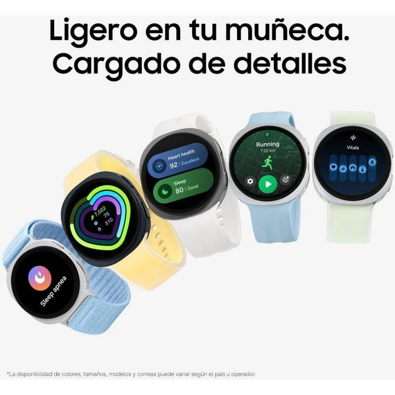 Samsung Galaxy Watch9 Bluetooth 40mm Branco Creme Correia Branca - Image 3