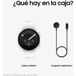 Samsung Galaxy Watch9 Bluetooth 40mm Branco Creme Correia Branca - Thumbnail Image 4