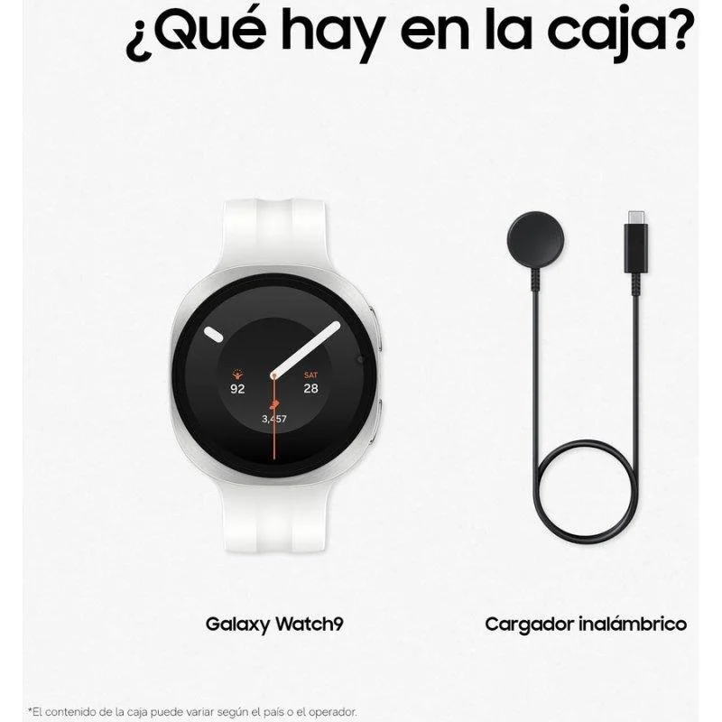 Samsung Galaxy Watch9 Bluetooth 40mm Branco Creme Correia Branca - Image 4