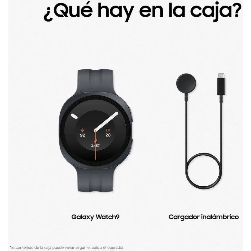 Samsung Galaxy Watch9 WiFi Bluetooth 40mm Grafite Faixa Preta - Image 3