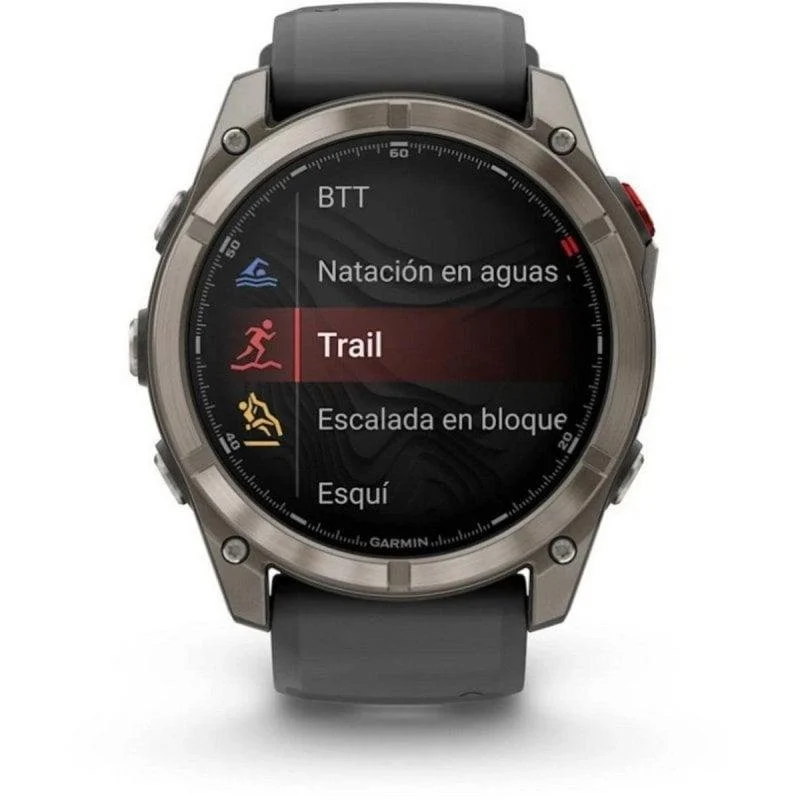 Garmin Fenix 8 Pro LTE GPS 51mm AMOLED Titânio Cinza/Preto Resistente Água 10ATM SpO2 SOS - Image 2