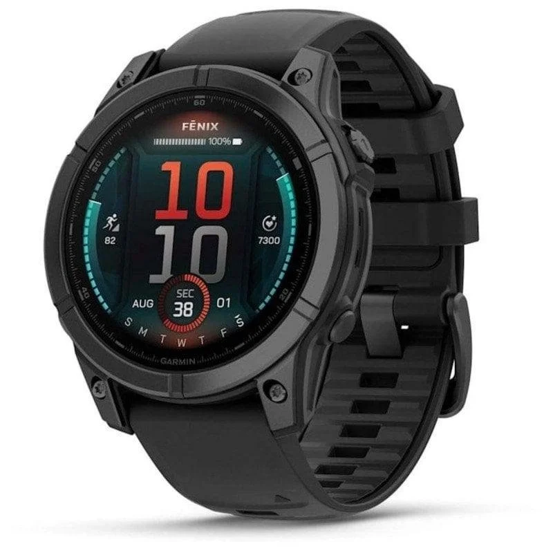 Garmin Fēnix E Bluetooth GPS NFC 47mm AMOLED Preto Grande Resistente à Água 10ATM SpO2 - Image 1