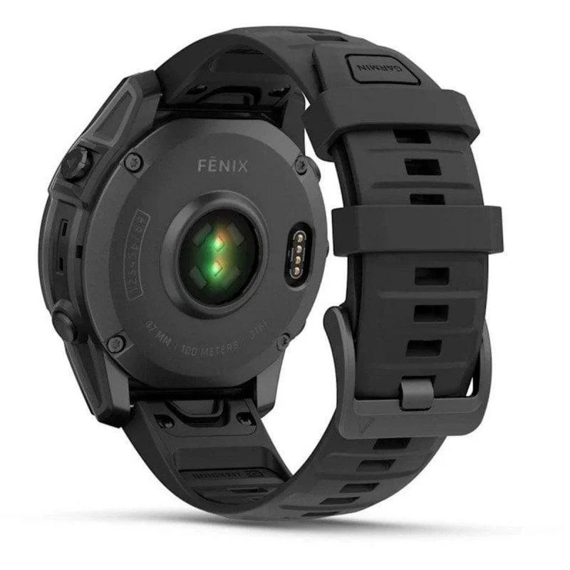 Garmin Fēnix E Bluetooth GPS NFC 47mm AMOLED Preto Grande Resistente à Água 10ATM SpO2 - Image 4