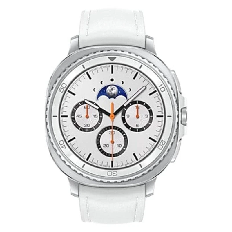 Samsung Galaxy Watch8 Classic 4G LTE GPS 46mm AMOLED Prateado Correa Branca Resistência IP68+5ATM - Image 2
