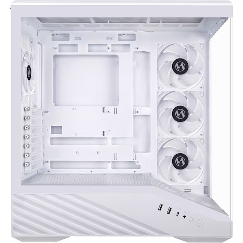 Lian Li ATX V100 White Vidro Temperado 4 Vent ARGB - Image 3