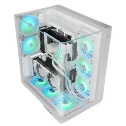 Mars Gaming MC-Infinio ATX ARGB 120mm e USB-C Branca - Thumbnail Image 2
