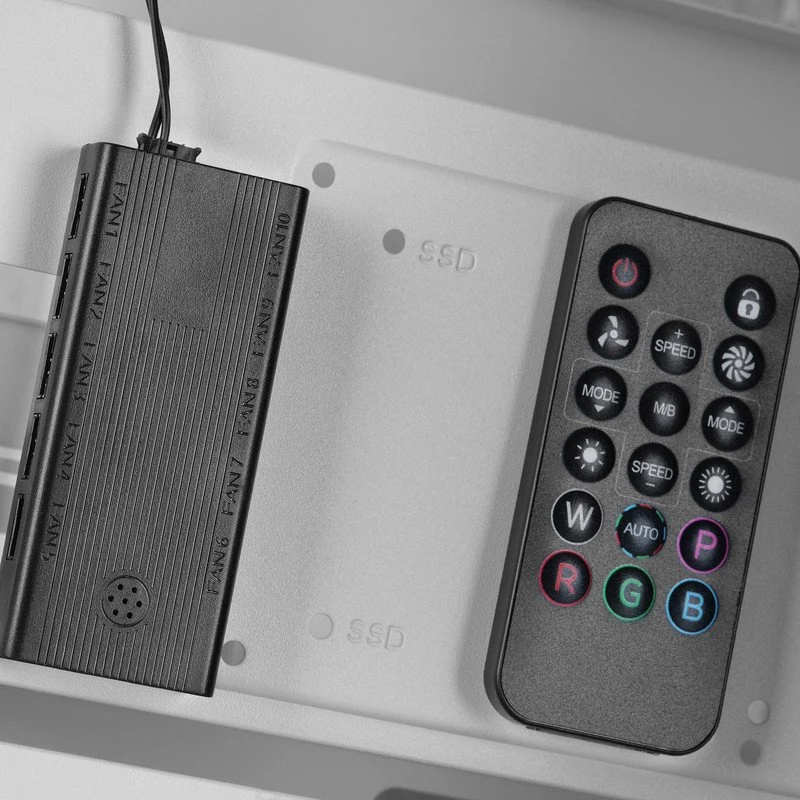 Mars Gaming MC-Infinio ATX ARGB 120mm e USB-C Branca - Image 6