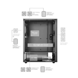 Mars Gaming MC-NEBULA ATX 4 Ventoinhas ARGB 120mm - Thumbnail Image 6