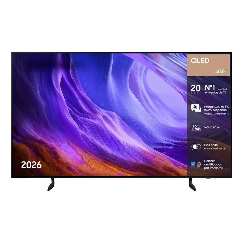 Samsung OLED S83H 65" 4K UltraHD 120Hz Smart TV Tizen HDR10+ Dolby Atmos Vision AI - Image 1