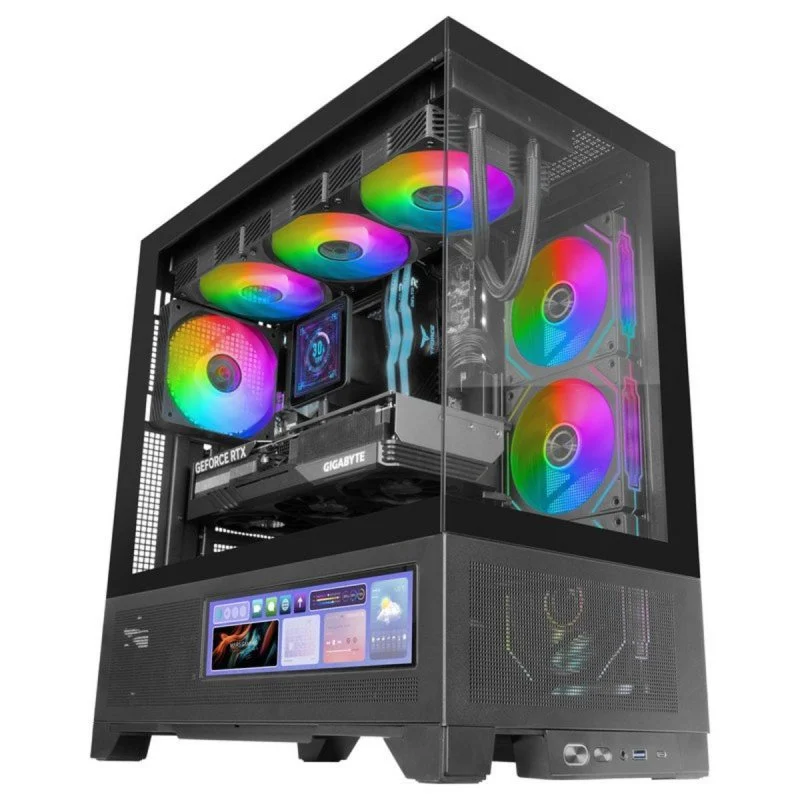 Mars Gaming MC-LCDX Caixa ATX Mesh e Ecrã IPS 9.16" - Image 1