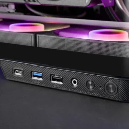 Mars Gaming MC-Infinio ATX ARGB 120mm e USB-C Preta - Thumbnail Image 4