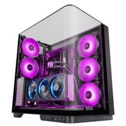 Mars Gaming MC-Infinio ATX ARGB 120mm e USB-C Preta - Thumbnail Image 5