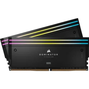 Corsair Dominator Titanium DDR5 6400MHz 32GB 2x16GB CL32 XMP Pretas