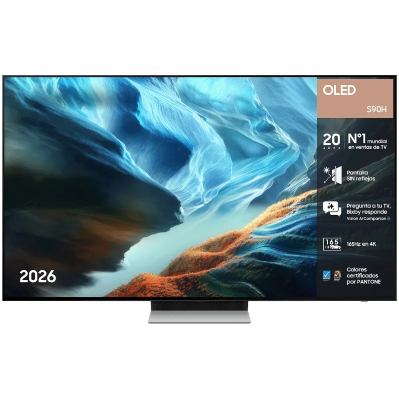 Samsung OLED QE55S90HAEXXH 55" 4K UltraHD 100Hz Smart TV Tizen HDR10 Dolby Atmos - Image 1