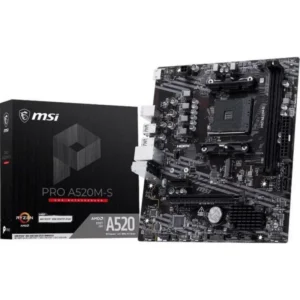 MSI A520M-S AM4 DDR4 Micro ATX USB-A Compacta
