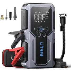 Arrancador Utrai Jump Starter 5000A Compresor 150PSI LED 18W USB-C