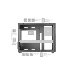 Mars Gaming MC-LCD Micro-ATX LCD IPS 8" Modular Branca - Thumbnail Image 6