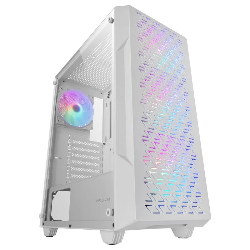 Mars Gaming MC-GEO ATX com 4x Ventoinhas FRGB 12cm - Image 1