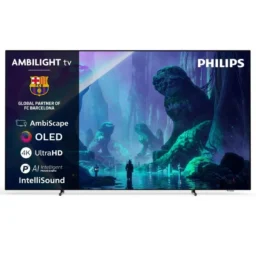 Philips OLED 65OLED801 65 4K UltraHD 120Hz Smart TV Titan OS HDR10+ Ambilight Barra Som - Thumbnail Image 2