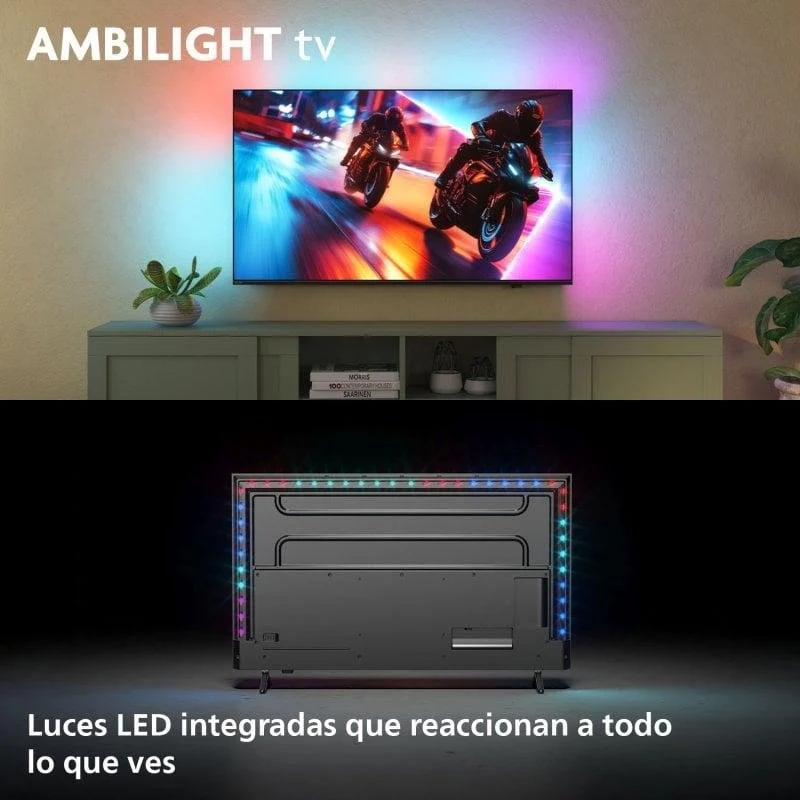 Philips QD MiniLED 55MLED920 55" 4K UltraHD 120Hz Smart TV Titan OS Dolby Vision Ambilight - Image 2