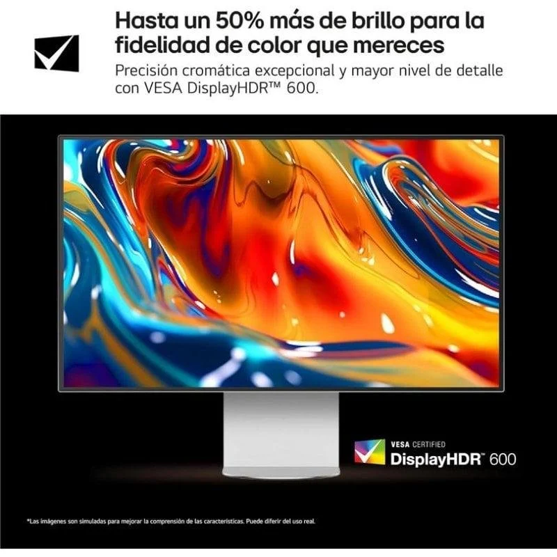 LG UltraFine 32U990A-S 32" UltraHD 6K 60Hz IPS Black HDR600 5ms Ergonomia - Image 6