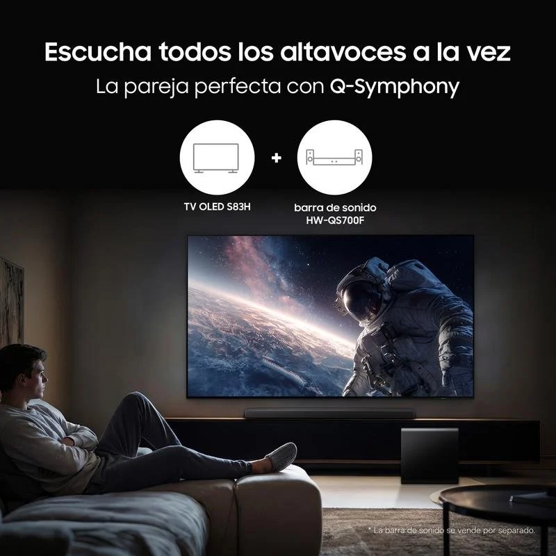 Samsung OLED S83H 65" 4K UltraHD 120Hz Smart TV Tizen HDR10+ Dolby Atmos Vision AI - Image 5