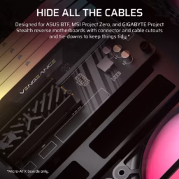 Caixa Micro-ATX CORSAIR 2800X RS-R ARGB Preta - Thumbnail Image 7
