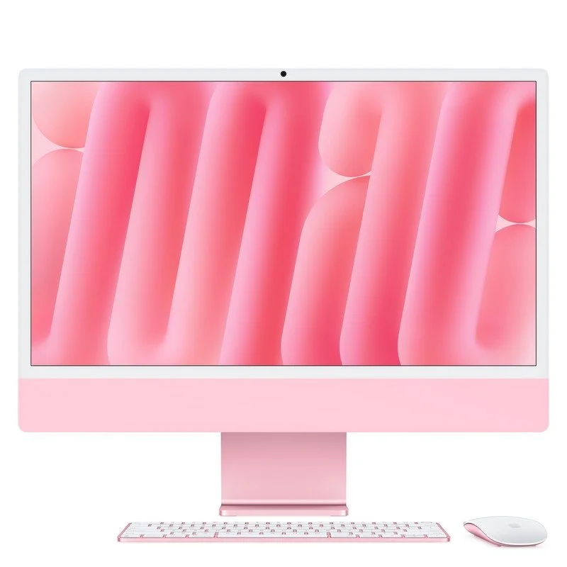 Apple iMac 24 Apple M4 10 Núcleos/24GB/512GB SSD/GPU 10 Núcleos/24" Retina 4.5K Rosa - Image 1