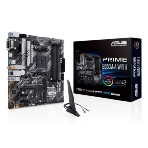 ASUS PRIME B550M-A WIFI II B550 AM4 DDR4 Micro ATX