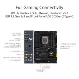 ASUS TUF GAMING B760 PLUS WIFI D4 - Thumbnail Image 4
