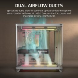 Corsair AIR 5400 LX-R Link RGB Caixa E-ATX com Câmara Tripla - Thumbnail Image 4