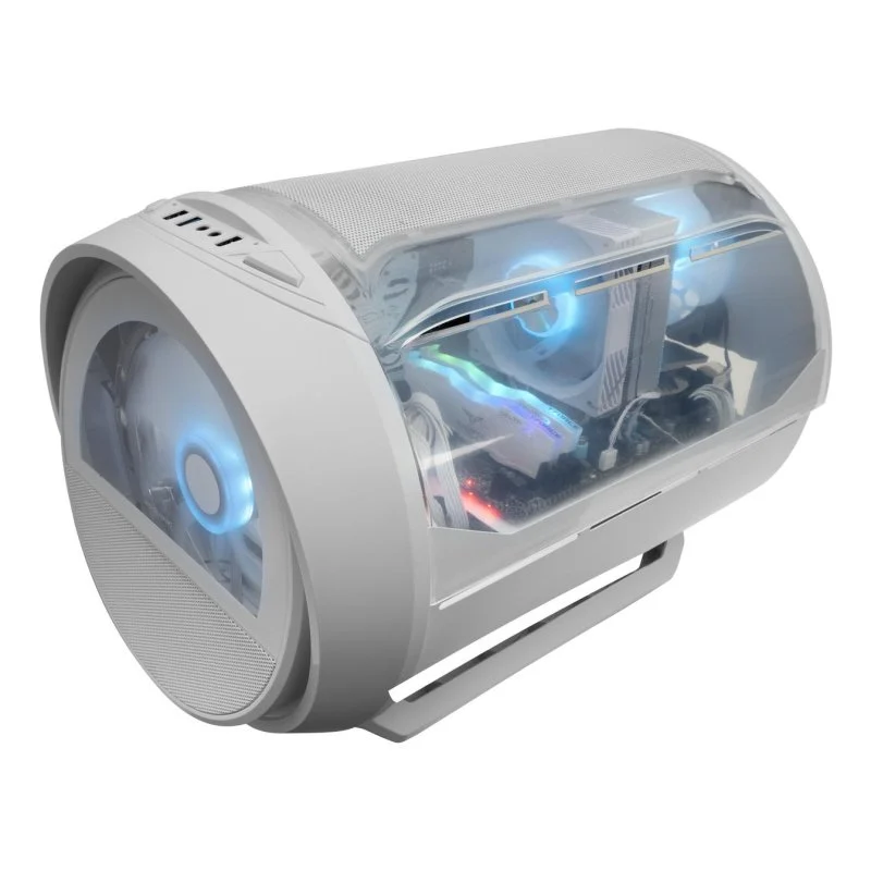 Mars Gaming MC-CYLON Caixa Micro-ATX RGB Branca - Image 7