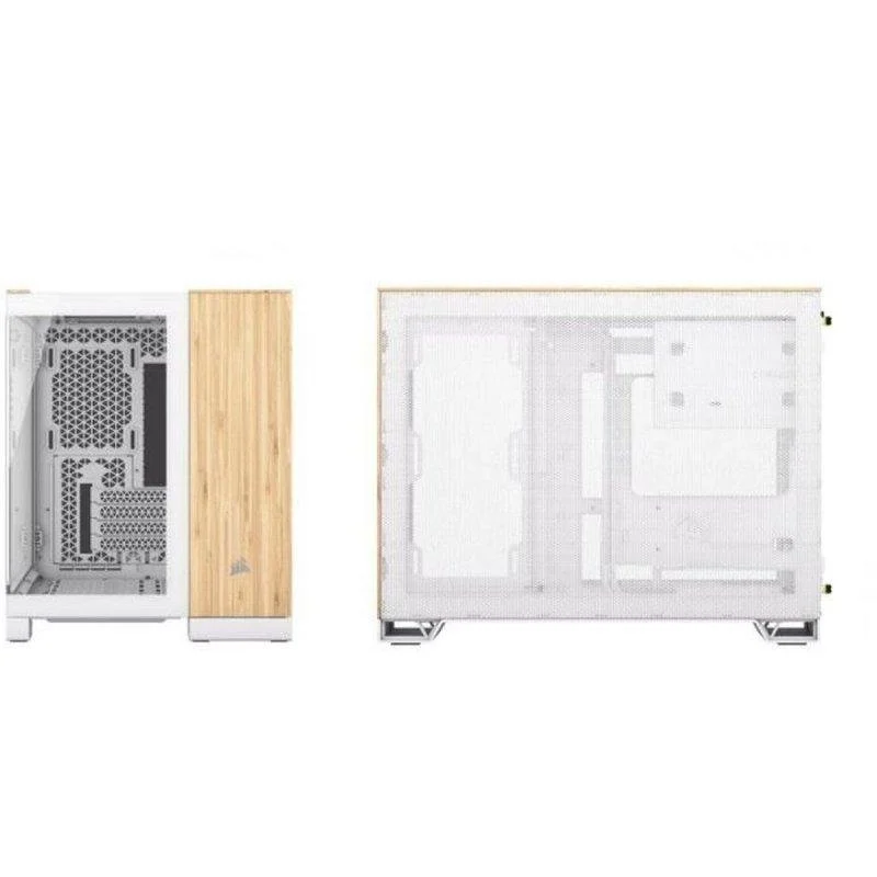 Corsair 2500X Mini Tower Micro ATX Branco/Bambu - Image 3