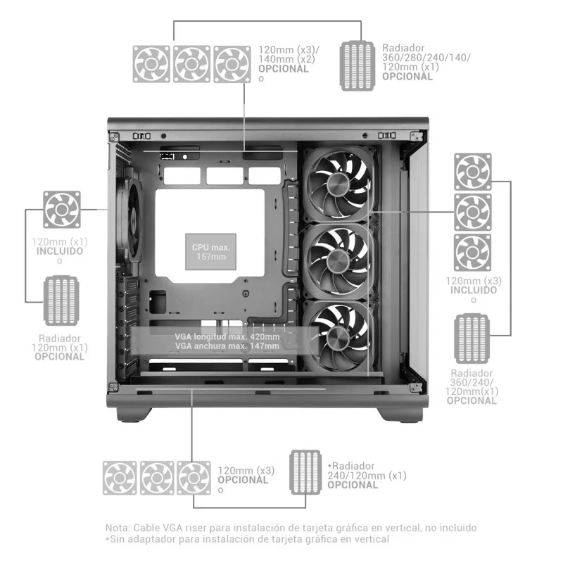 Mars Gaming MC-REVPRO LCD 4,3 ARGB - Image 8