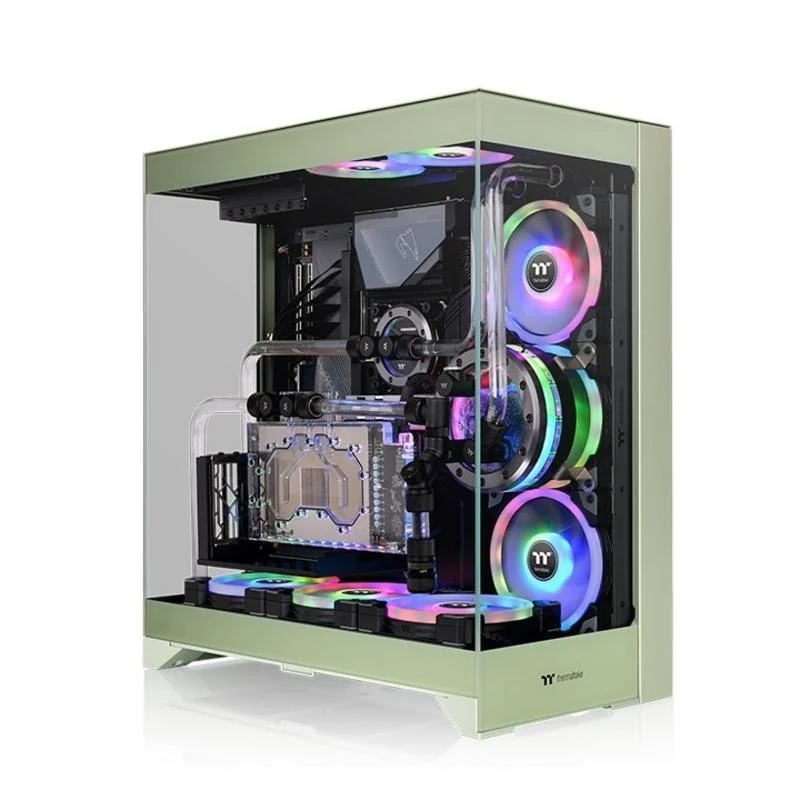 Thermaltake CTE E550 TG Caixa Gaming E-ATX com Vidro Temperado Verde - Image 1