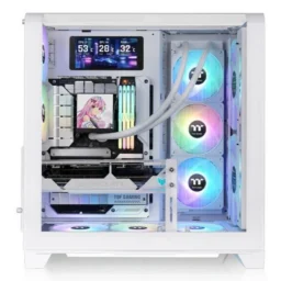 Thermaltake View 390 Air Caixa Gaming ATX com Vidro Temperado e ARGB Branca - Thumbnail Image 2