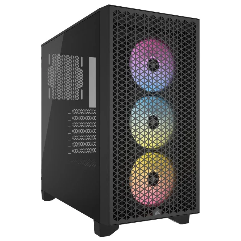 Corsair 3000D RGB AIRFLOW Vidro Temperado USB 3.2 Preta - Image 1