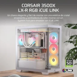 Corsair 3500X LX-R RGB Caixa E-ATX com Vidro Temperado - Thumbnail Image 2
