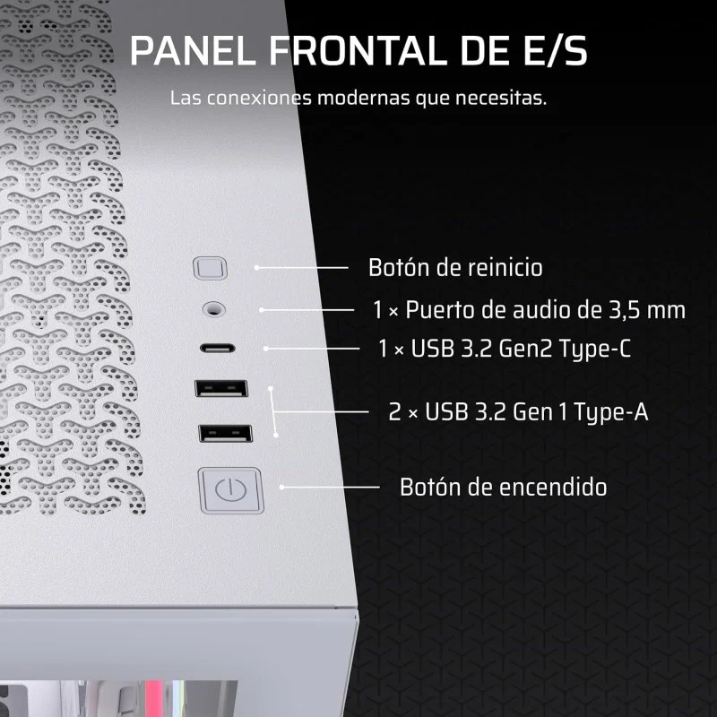 Corsair 3500X LX-R RGB Caixa E-ATX com Vidro Temperado - Image 6