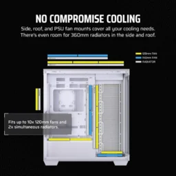 Corsair 3500X Semi Torre Vidro Temperado USB-C Branca - Thumbnail Image 6