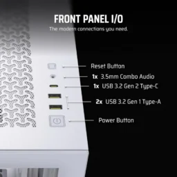 Corsair 3500X Semi Torre Vidro Temperado USB-C Branca - Thumbnail Image 7