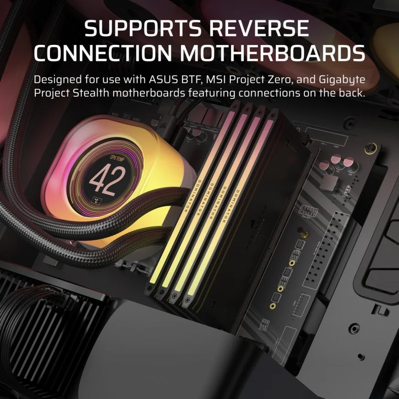 Corsair 5000T Mid Tower E-ATX Vidro Temperado USB-C Preta - Image 4