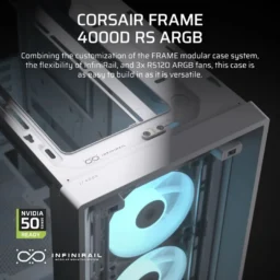 Corsair FRAME 4000D RS ARGB E-ATX Vidro Temperado - Thumbnail Image 2
