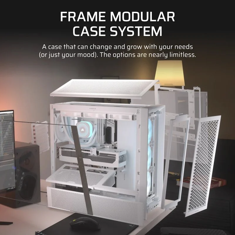 Corsair FRAME 4000D RS ARGB E-ATX Vidro Temperado - Image 3